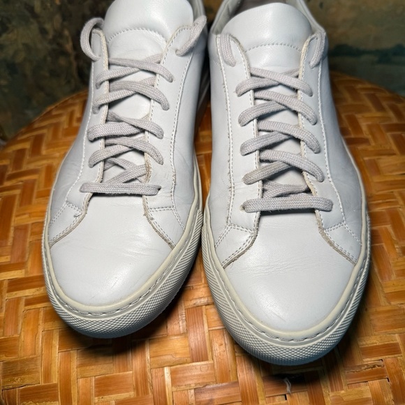 Common Projects Woman Original Achilles Sneaker Gray Leather Size 7 Men’s - Picture 3 of 10